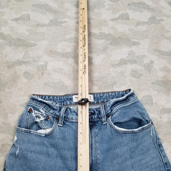 Abercrombie and Fitch Jeans Womens 26/2 Blue Pockets Denim Medium Wash - Picture 5 of 12